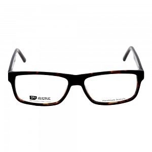 Full Rim Stainless Steel Rectangle Brown Large 5th Avenue FACM17 Eyeglasses