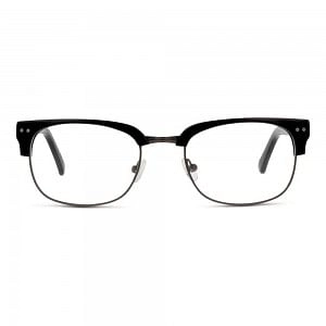 Full Rim Acetate Rectangle Black Medium In Style ISH49 Eyeglasses
