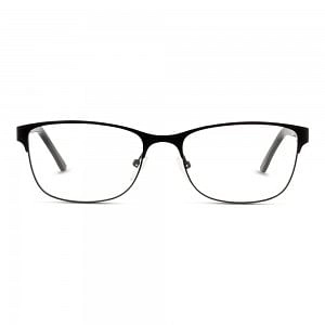 Full Rim Metal Almond Black Small 5th Avenue FABF23 Eyeglasses
