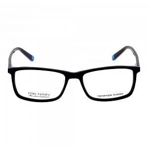 Full Rim Acetate Rectangle Blue Small Miki Ninn MNBM06 Eyeglasses