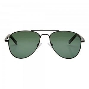 Aviator Polarised Lens Green Full Rim Medium Vision Express 21325P Sunglasses