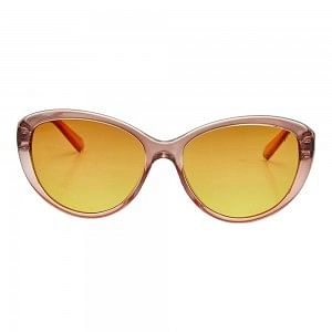 Cat eye Brown Polycarbonate Full Rim Medium Vision Express 41236 Sunglasses