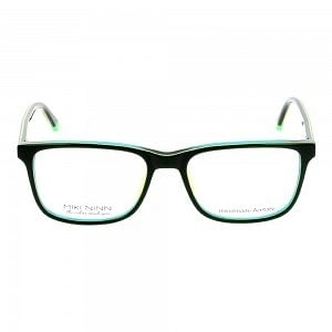 Full Rim Acetate Rectangle Green Medium Miki Ninn MNDM00 Eyeglasses