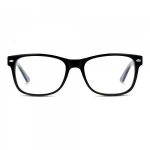 Full Rim Acetate Rectangle Black Medium In Style ISCM23 Eyeglasses