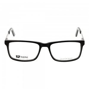 Blue Shield (Zero Power) Computer Glasses: Full Rim Rectangle Black Acetate Small FACM37 
