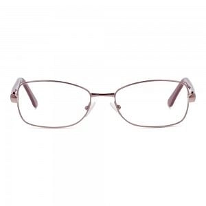 Full Rim Stainless Steel Rectangle Pink Medium DbyD DYF16 Eyeglasses