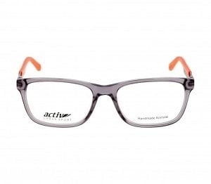 Full Rim Acetate Rectangle Grey Medium Activ ACDM04 Eyeglasses