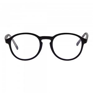 Full Rim Polycarbonate Round Black Medium Vision Express 29391 Eyeglasses