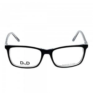 Full Rim Acetate Rectangle Black Large DbyD DBCM22 Eyeglasses
