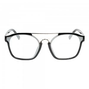 Rectangle Silver Polycarbonate Full Rim Small Vision Express 21647 Sunglasses