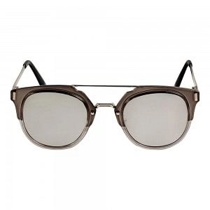 Round Silver Nickel Silver Full Rim Small Vision Express 21654 Sunglasses