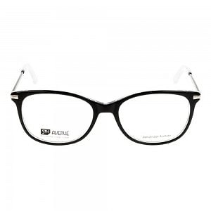 Full Rim Acetate Round Black Medium 5th Avenue FAAF51 Eyeglasses