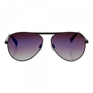 Aviator Grey Solid Stainless steel Full Rim Medium Vision Express 12053 Sunglasses