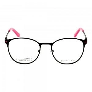 Full Rim Metal Round Black Small Be Bright BBHF16 Eyeglasses