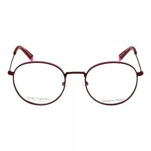 Full Rim Stainless Steel Round Red Small Miki Ninn MNJF03 Eyeglasses