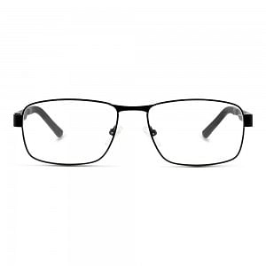 Full Rim Monel Rectangle Black Large 5th Avenue FAHM33 Eyeglasses
