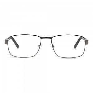 Full Rim Monel Rectangle Grey Large 5th Avenue FAHM33 Eyeglasses