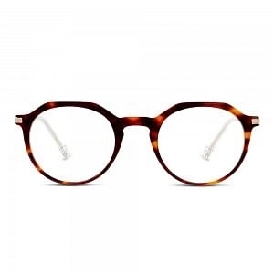 Full Rim Acetate Round Havana Medium In Style ISHF04 Eyeglasses