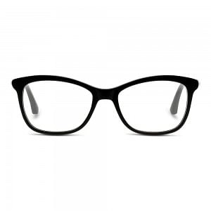 Full Rim Acetate Rectangle Black Medium Sensaya SYHF40 Eyeglasses