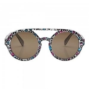 Round Grey Polycarbonate Small Vision Express 51112 Kids Sunglasses