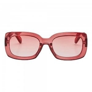 Rectangle Brown Polycarbonate Full Rim Medium Vision Express 41318 Sunglasses