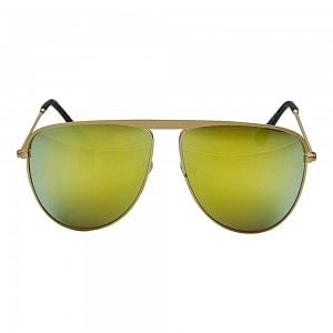 Aviator Gold Stainless steel Full Rim Medium Vision Express 12055 Sunglasses