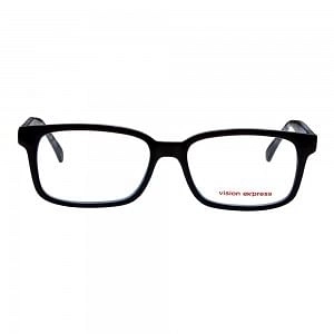 Full Rim Polycarbonate Rectangle Black Medium Vision Express 12055 Eyeglasses