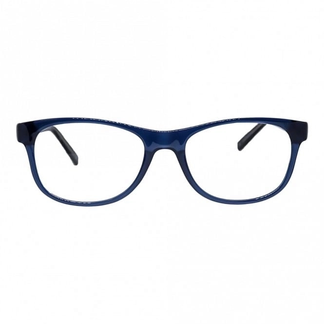 Full Rim Polycarbonate Round Blue Unisex Medium Vision Express 12056 Eyeglasses