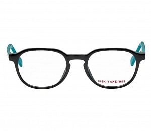 Square Black Polycarbonate Medium Vision Express 61304 Kids Eyeglasses