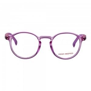 Square Purple Polycarbonate Small Vision Express 61311 Kids Eyeglasses