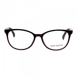 Square Black Polycarbonate Medium Vision Express 61312 Kids Eyeglasses