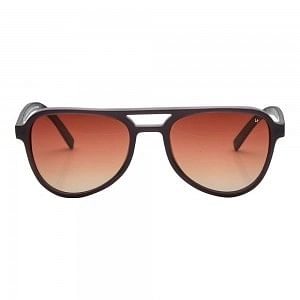 Aviator Brown Gradient Acetate Full Rim Medium Vision Express 12068 Sunglasses
