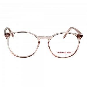 Full Rim Polycarbonate Round Red Medium Vision Express 49095 Eyeglasses
