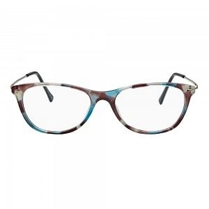 Full Rim Acetate Cat Eye Blue Medium Vision Express 49097 Eyeglasses
