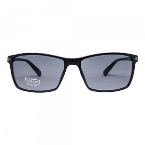 Rectangle Grey Solid Polycarbonate Full Rim Medium Vision Express 21785 Sunglasses