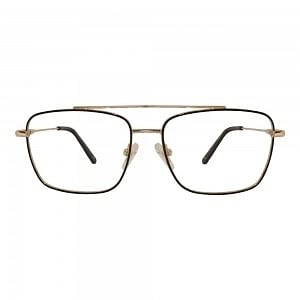 Full Rim Metal Rectangle Gold Medium Vision Express 29512MF Eyeglasses