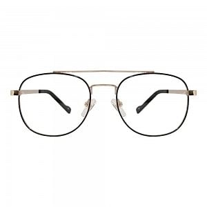 Full Rim Metal Round Gold Unisex Medium Vision Express 12082MF Eyeglasses
