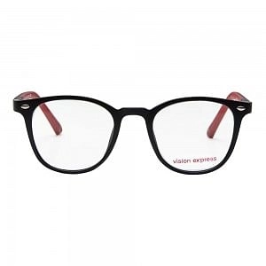 Round Black Polycarbonate Small Vision Express 61356 Kids Eyeglasses