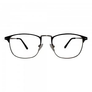 Full Rim Metal Square Black Medium Vision Express 29526MF Eyeglasses