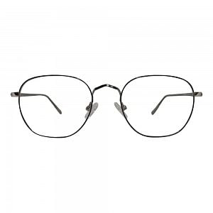 Full Rim Metal Square Black Unisex Medium Vision Express 12091MF Eyeglasses