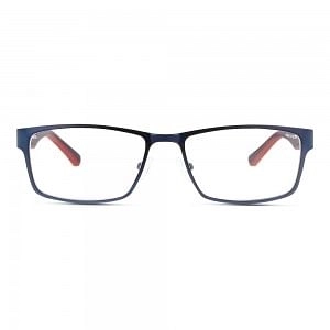 Full Rim Stainless Steel Rectangle Blue Medium Unofficial UNOM0104 Eyeglasses