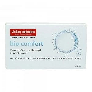 Monthly Bio-Comfort - Premium Silicon Hydrogel Contact Lenses(6 Lens Pack)