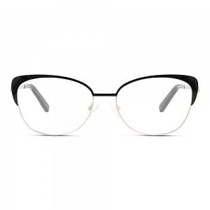 Full Rim Stainless steel Cat Eye Black Female Medium Sensaya SYFF05 Eyeglasses
