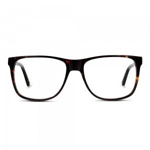 Full Rim Acetate Square Brown Large Heritage HEBM00 Eyeglasses