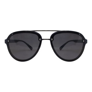 Grey Gun Metal Aviator Sunglasses 12094