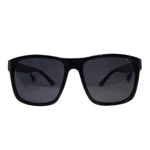 Grey Navy Rectangle Sunglasses 21830P