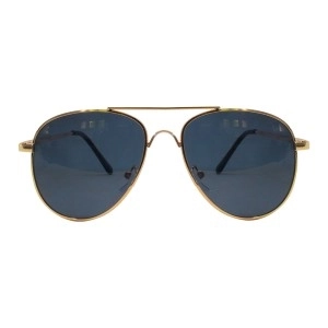 Grey Gold Aviator Sunglasses 51202