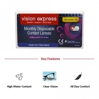 Monthly Hydrogel Contact Lenses (3 Lens Pack)
