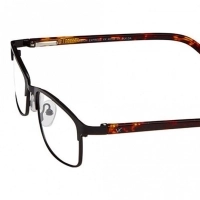 Full Rim Metal Oval Black Medium Vision Express 48788 Eyeglasses