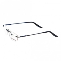 Rimless Metal Oval Gun Metal Medium Vision Express 29139 Eyeglasses